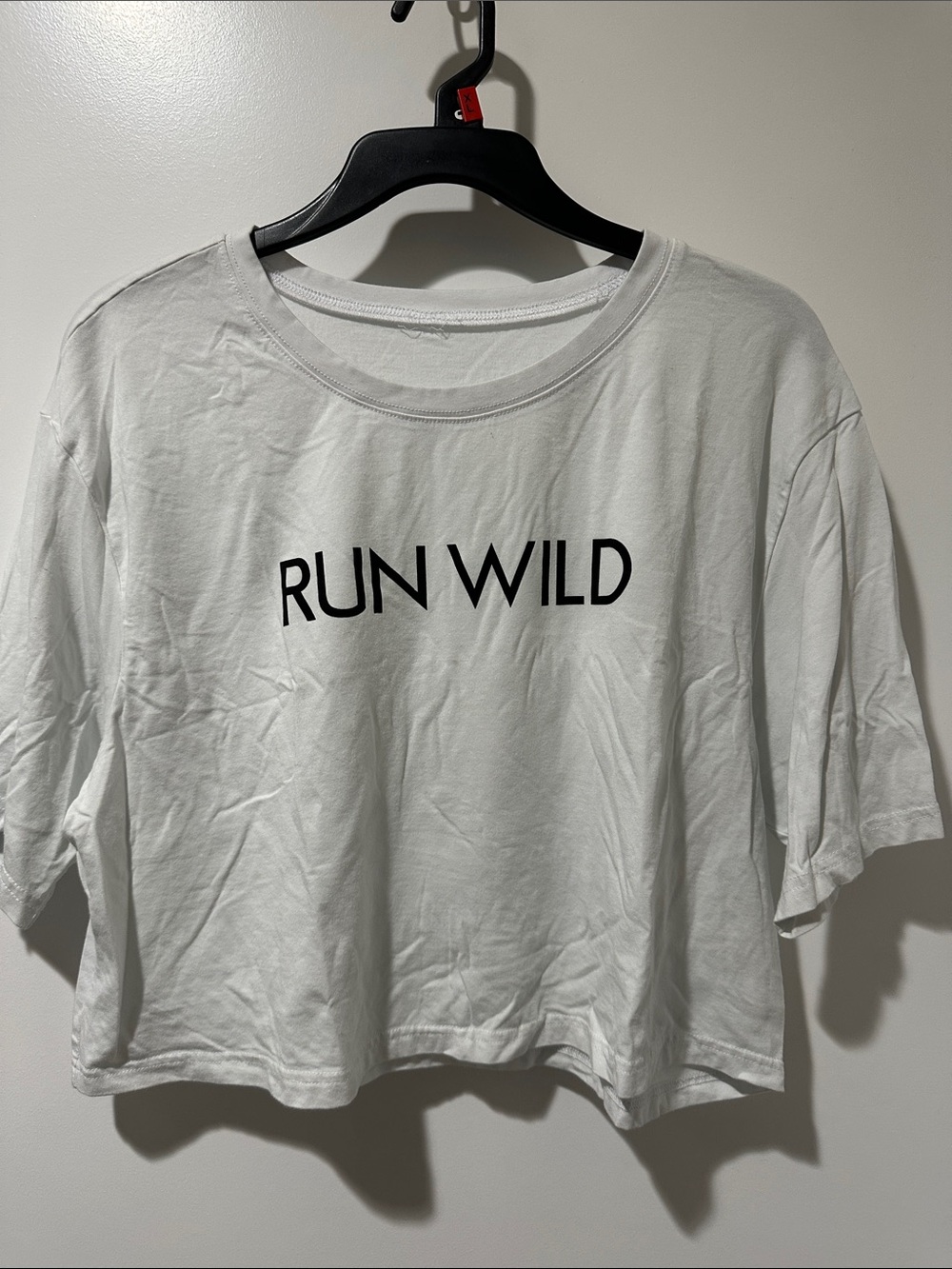 RUN WILD White Women’s Graphic Tee